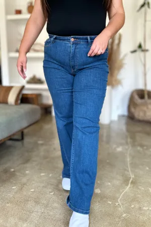 Judy Blue High Rise Straight Jeans [Online Exclusive]