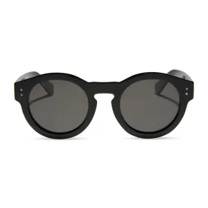 MADISON MEALY - NORA   BLACK   GREY   POLARIZED SUNGLASSES