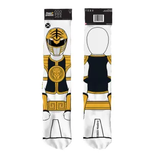 Odd Sox Men's Crew Socks - White Ranger