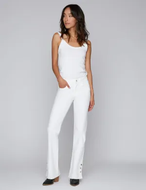 Olivia Mid Rise Straight Leg Jeans