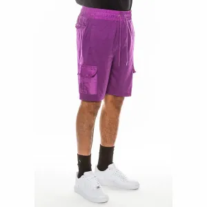 Purple Lightweight Slub Shorts