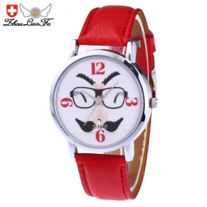 Quartz Round Dial Analog Wrist  Watch